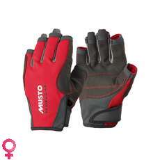 Musto Essential Sailing Short Finger Gloves - Red