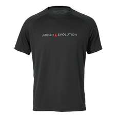 Musto Evolution Logo D'origine T-Shirt Uv - Noir