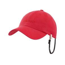 Musto Evolution Self Fabric Peak Crew Cap - True Red