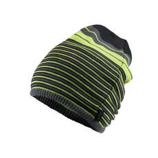 Musto Evolution Stripe Slouch Beanie - Gris