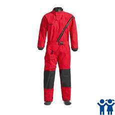 Musto Junior MPX Drysuit - Red/Dark Grey