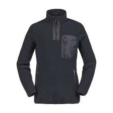 Musto Tundra 1/2 Zip Neck Fleece - Black/Fire Orange