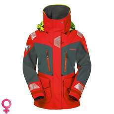 Musto Womens BR2 Offshore Jacket - Red/Dark Grey Musto Womens BR2 Offshore Jacket - Red/Dark Grey