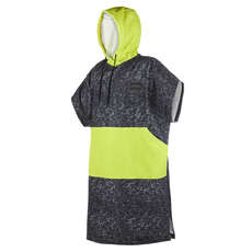 Mystic Poncho / Fleece / Changing Robe  - Black/Lime