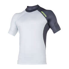 Mystic Crossfire Shortsleeve Rash Vest - Grey