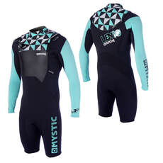 Mystic Gust Len10 3/2 Kitesurfing Longarm Shorty 2014 - Mint/Green