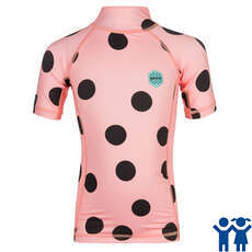 Mystic Kids Star Short-Sleeve Rashvest - Pink Mystic Kids Star Short-Sleeve Rashvest - Pink