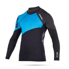 Mystic Kitesurf Crossfire Long Sleeve Rash Vest - Blue