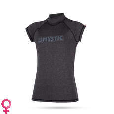 Mystic Womens Star Short Sleeve Rash Vest - Black