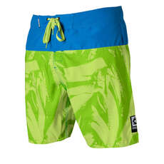 Mystic Kitesurfing Boardshort - Sardine - Day Glow Green Mystic Kitesurfing Boardshort - Sardine - Day Glow Green
