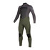 Mystic Star 5/3mm Back-Zip Fullsuit Wetsuit - Grey Green