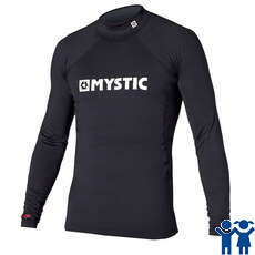 Mystic Star Junior Long Sleeve Rashvest - Black