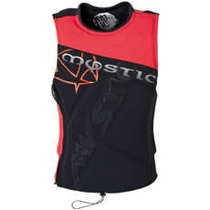 Mystic Star Wakeboard Zip Vest 2014 - Black/Red