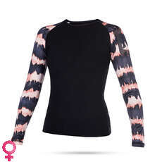 Mystic SUP Dazzled Women Long Sleeve Rash Vest - Pink