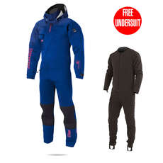 Mystic Vulcanic Neoprene Kitesurfing Drysuit - NAVY