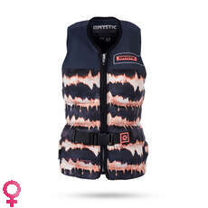Mystic Dazzled Women Front-Zip Impact Vest - Pink