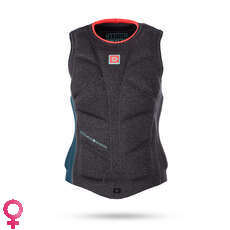 Mystic Diva Women Back-Zip Impact Vest - Teal