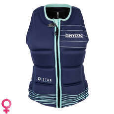 Mystic Woman Star Front-Zip Impact Vest - Navy