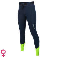 Mystic Womens Diva Neoprene Pant - Navy/Lime