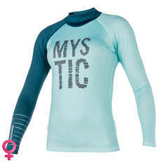 Mystic Women Dutchess Longsleeve Rash Vest - Teal