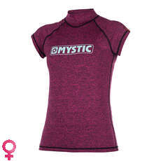 Mystic Women Star Shortsleeve Rash Vest - Pink