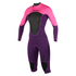 Mystic Womens Brand 3/2mm Backzip Longarm Shortleg Wetsuit - Purple