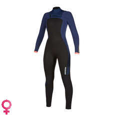 Mystic Womens Dazzled 5/3mm Double FZip Fullsuit Wetsuit - Navy