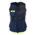 Mystic Womens Diva Front-Zip Wake Impact Vest - Navy/Lime