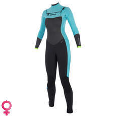 Mystic Womens Dutchess 3/2mm Double Front-Zip Wetsuit - Mint Mystic Womens Dutchess 3/2mm Double Front-Zip Wetsuit - Mint