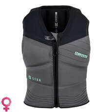 Mystic Womens Star Kite Front-Zip Impact Vest - Black