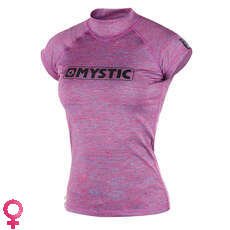 Mystic Womens Star Short-Sleeve Rashvest - Pink Marlee