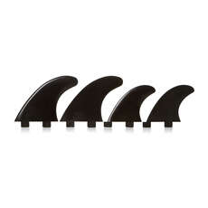 Basics FCS Compatible Quad Fins - Black
