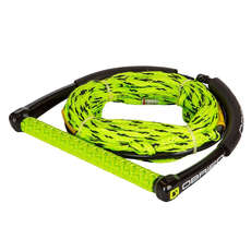 OBrien 4-Section Poly-E Wake Combo Rope and Handle - Green/Black OBrien 4-Section Poly-E Wake Combo Rope and Handle - Green/Black