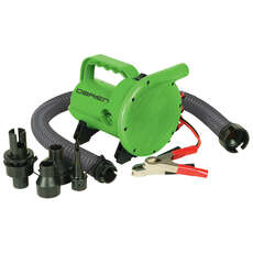 OBrien High Pressure 12V Tube Inflator Pump - Green OBrien High Pressure 12V Tube Inflator Pump - Green