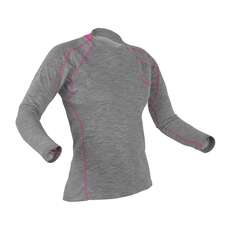 Palm Arun Womens Long Sleeve Baselayer - Heather Grey