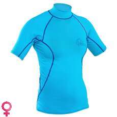 Palm Malalu Womens Shortsleeve - Aqua