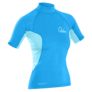 Palm Womens NeoFlex Shortsleeve Top - Aqua/Glacier