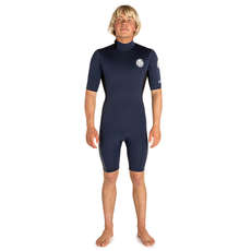 Rip Curl Aggrolite Back-Zip Shorty Wetsuit - Navy/Black Rip Curl Aggrolite Back-Zip Shorty Wetsuit - Navy/Black