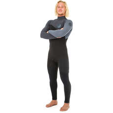 Rip Curl Flash-Bomb 3/2mm Zip-Free Wetsuit - Black/Grey Rip Curl Flash-Bomb 3/2mm Zip-Free Wetsuit - Black/Grey