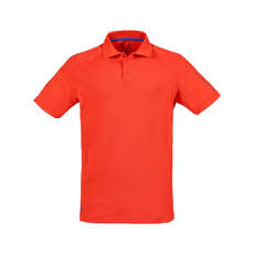Musto Evolution Sunblock À Manches Courtes Polo - Feu Orange