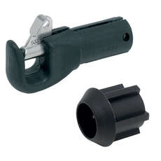 Selden Spinnaker Carbon Pole End - 33mm I.D. Tube Assembly Selden Spinnaker Carbon Pole End - 33mm I.D. Tube Assembly