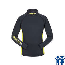 Musto Youth Championship Hydrothermal Long Sleeve Top - Black