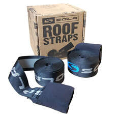 Sola Heavy Duty Tie Down Roof Rack Straps - 3m x 38mm (Pair)