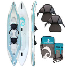 Spinera Adriatic 430 2 Person High Pressure Drop-Stitch Kayak - Teal