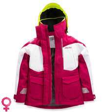 Musto Womens Br2 Veste Offshore - Cerise / Blanc