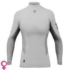 Zhik Womens Long Sleeve Spandex Top - Ash