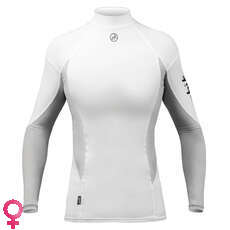 Zhik Womens Long Sleeve Spandex Top - White