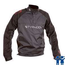 Typhoon Dart Junior Spray Top - Black/Grey