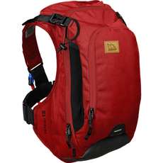 USWE Patriot 15 CB Pack + Back Protector - Chilli Red