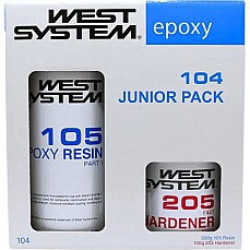 West Systems 104 Junior Pack Epoxy Resin & Hardener Kit [105/205]